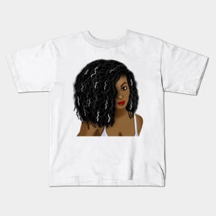 melanin queen Kids T-Shirt